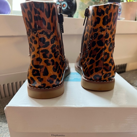 NIB Elephantito patent leopard boots sz 13 - Picture 8 of 8
